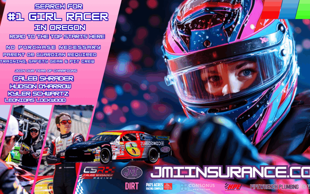 Team JMI Limo Service Portland and JMI Auto Insurance Portland with Caleb Shrader Racing – Team of Champions