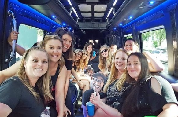 Bachelorette Limo Portland Party Bus Service - JMI Limo Beaverton