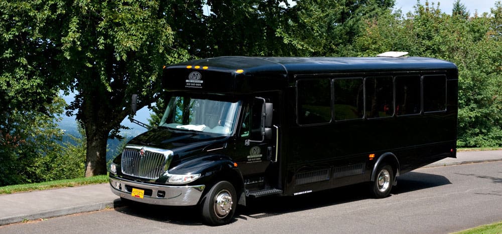 Black Party Bus Rental Portland Oregon - JMI Limousine