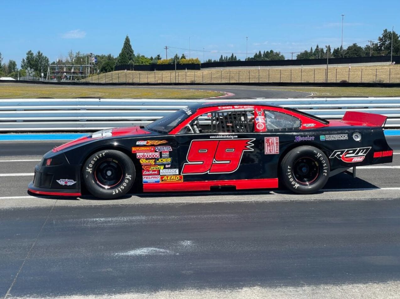 Caleb Shrader Racing at PIR with JMI Limousine Portland Event Transportation