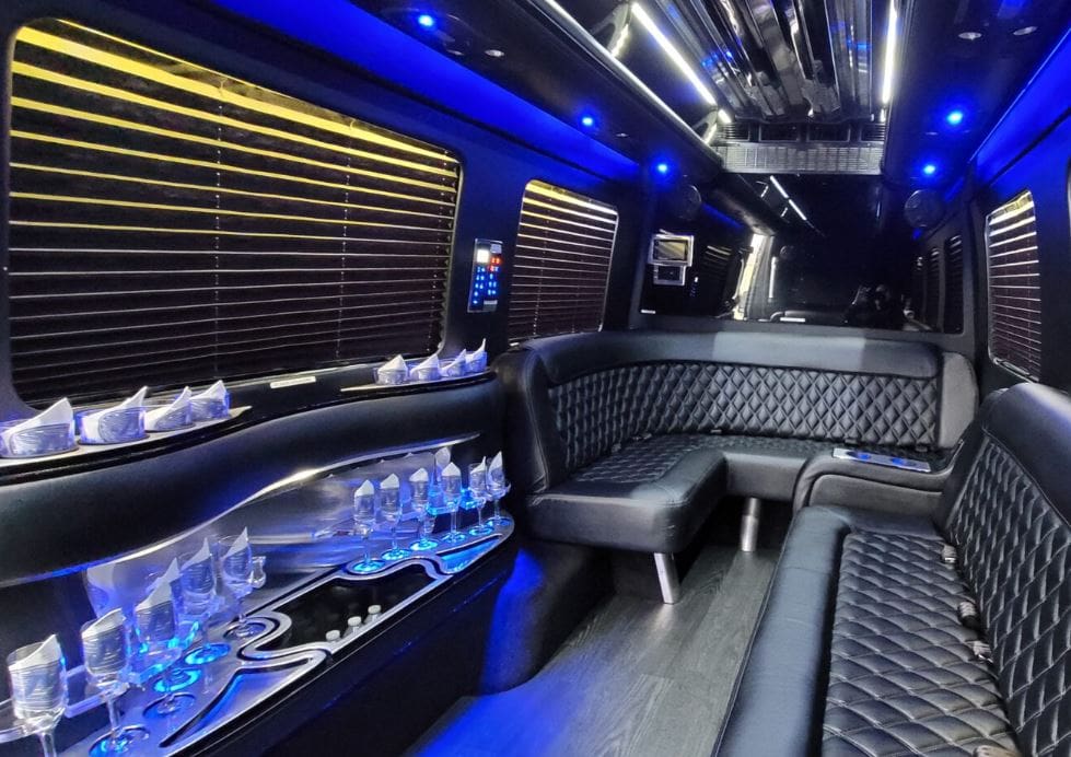 Event Transportation in Mercedes Sprinter Coach from JMI Limo Portland