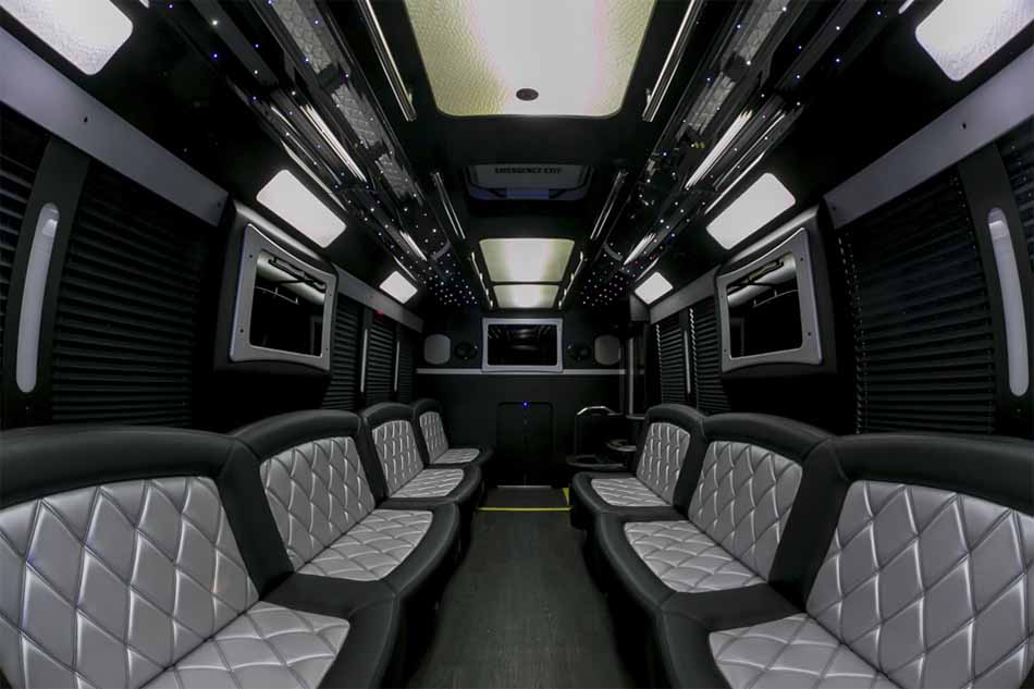 Party Bus Rental Service Portland Oregon - Deluxe Limo Bus JMI